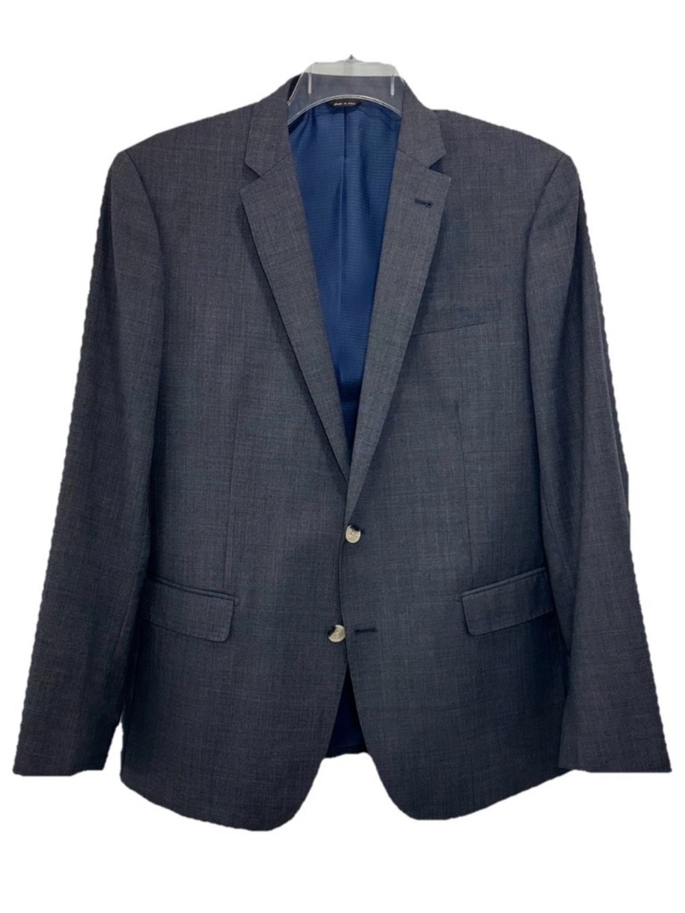 Neiman Marcus Men's Charcoal Two-Button Blazer